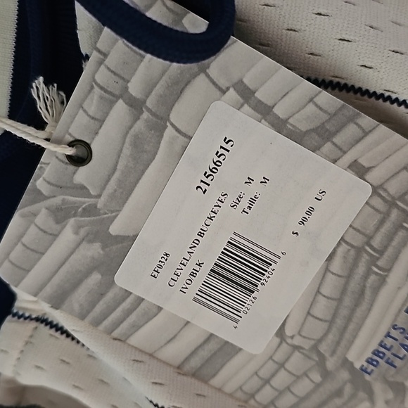 Cleveland Buckeyes Negro League Pinstripe Shorts Size Medium - Picture 10 of 10